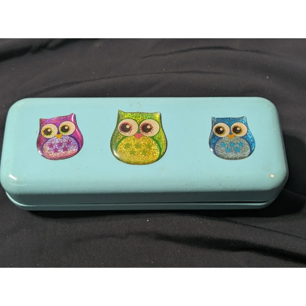 Tiffany & Co Hard Eyeglasses Empty Case Robins Egg Blue Vintage Hard Case